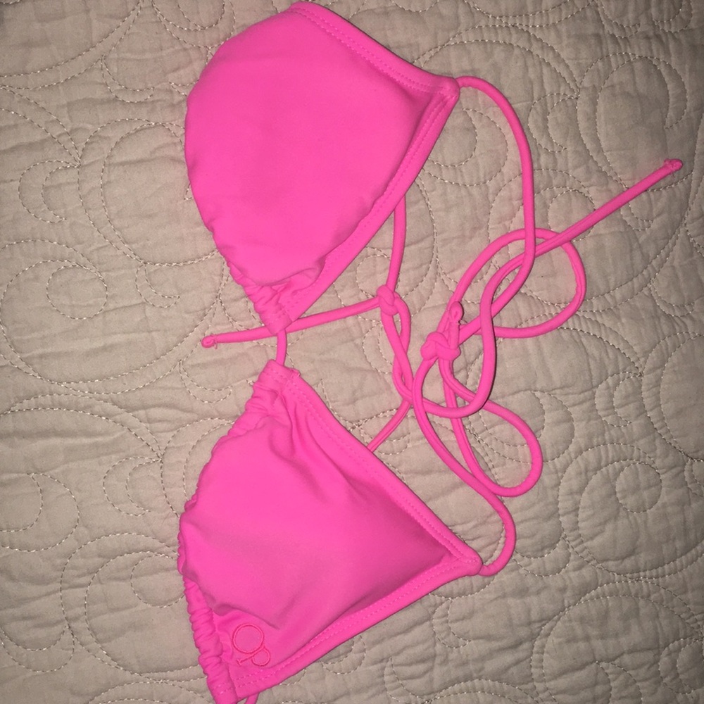 Bubble pink bathing suit
